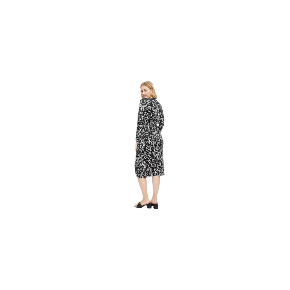 Diane von Furstenberg for Target Black and White "Sea Spots" Midi Wrap Dress XL - Picture 2 of 6